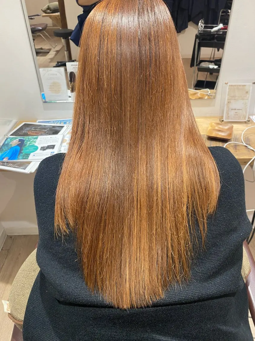 ロング 髪質改善 トリートメント トリートメント mai🤍透明感/ 縮毛矯正/藤沢のヘアスタイル