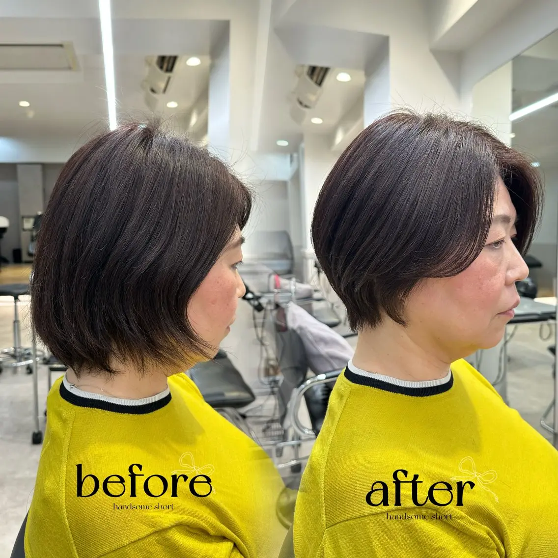 ショート ショートヘア あいこ/ハンサムショ ート無料/日本橋🌷のヘアスタイル