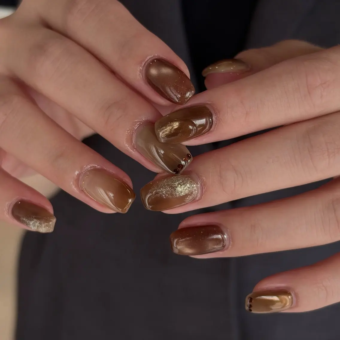 ネイル ニュアンスネイル ショートネイル ハンドネイル nail salon linoのネイルデザイン
