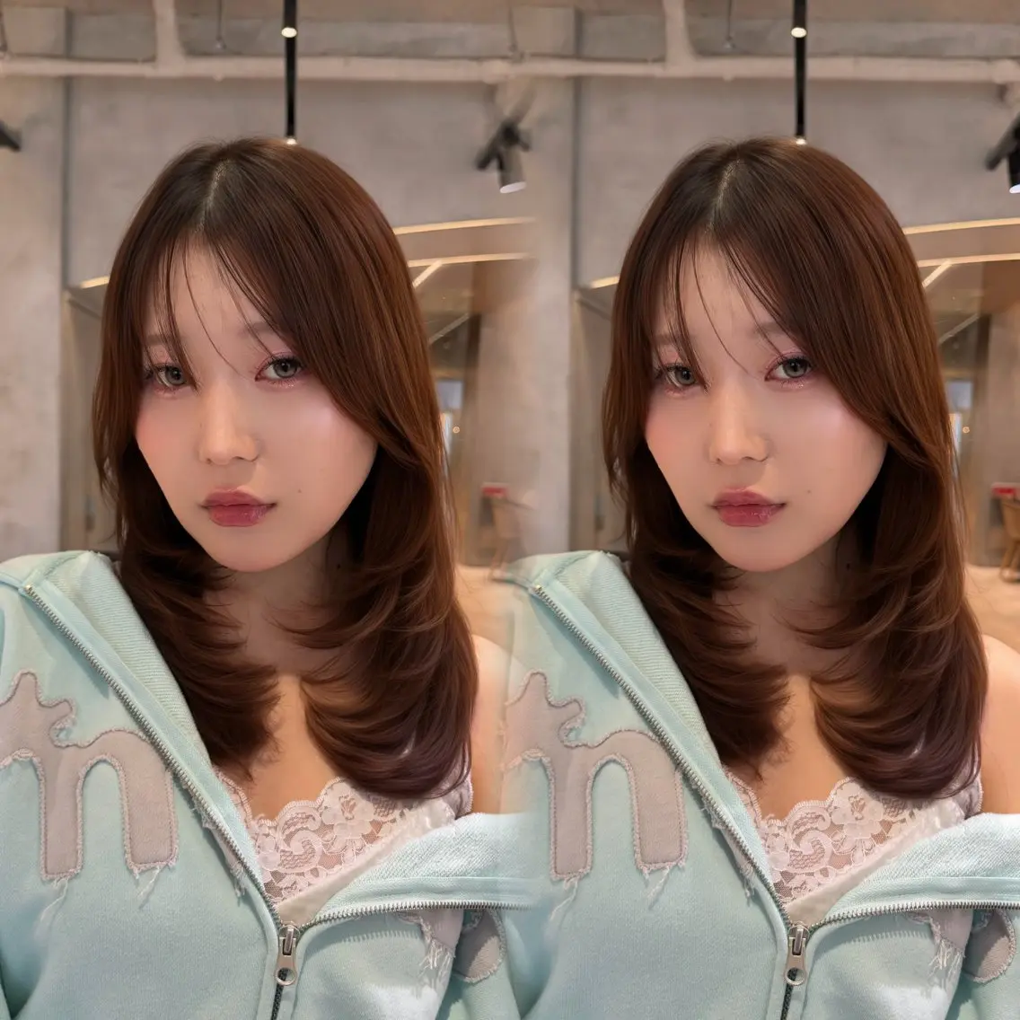 セミロング カット ヘアカラー トリートメント 🦋高屋敷陸🦋 レイヤー/ハイトーンのヘアスタイル