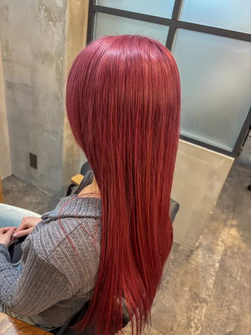 ブリーチありダブルカラー 2stepトリートメント付きの写真