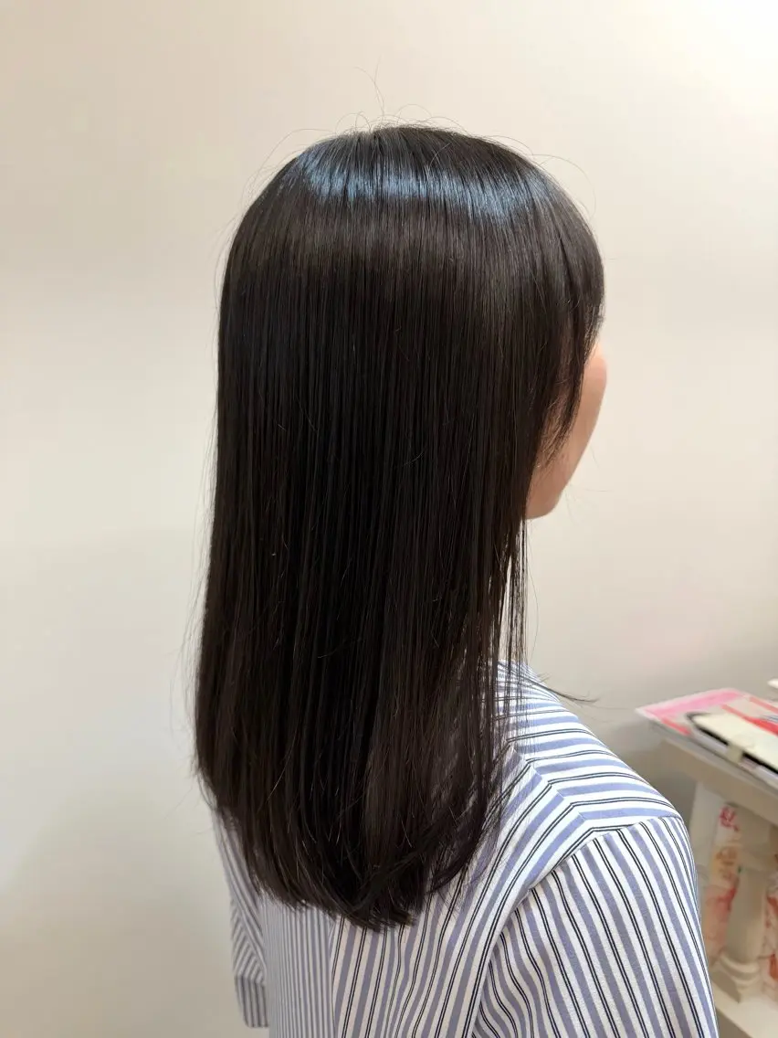 ロング カット 颯/レイヤー/ボブ レディースモデルのヘアスタイル