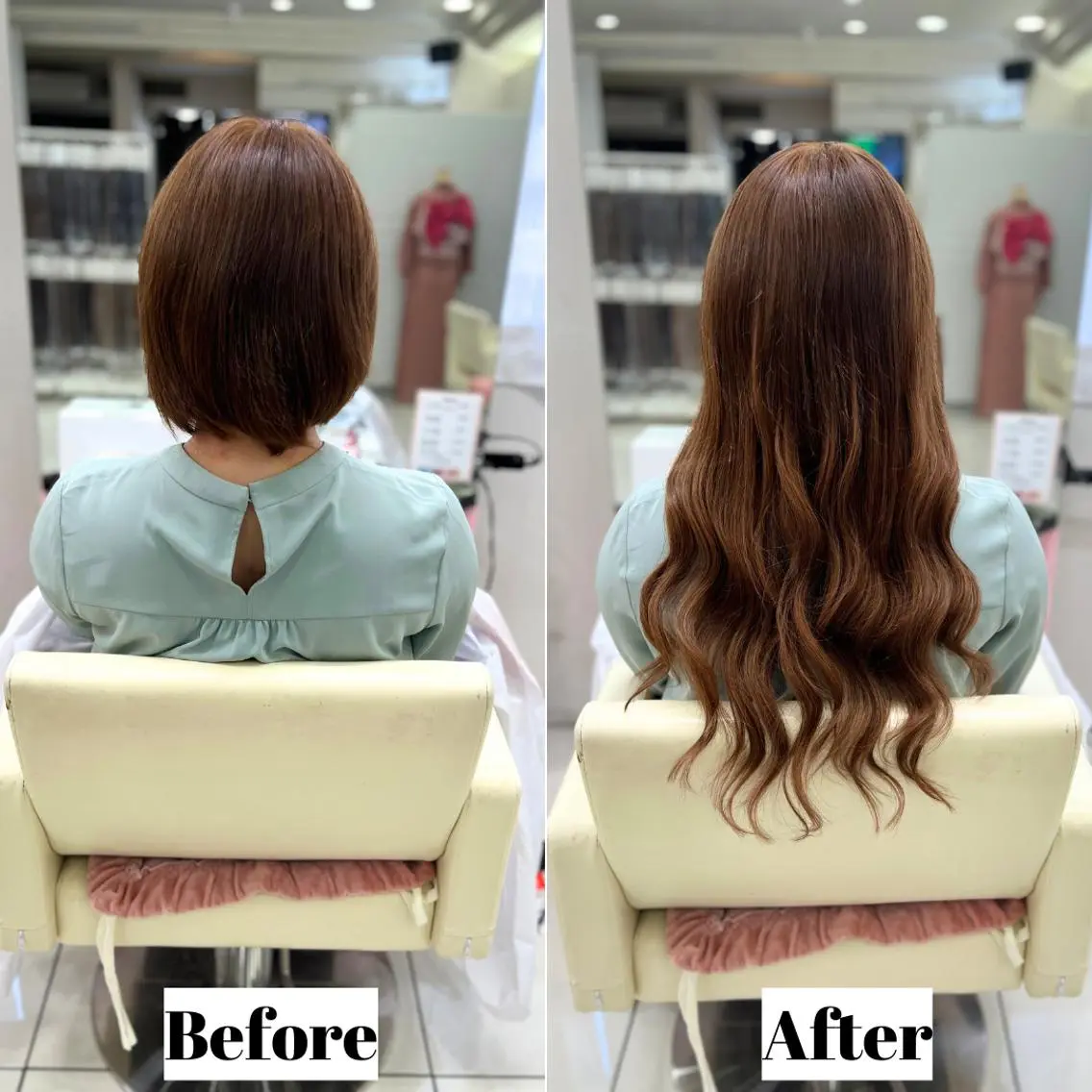 ロング シールエクステ エクステ SEASON 大阪梅田駅徒歩7分のヘアスタイル