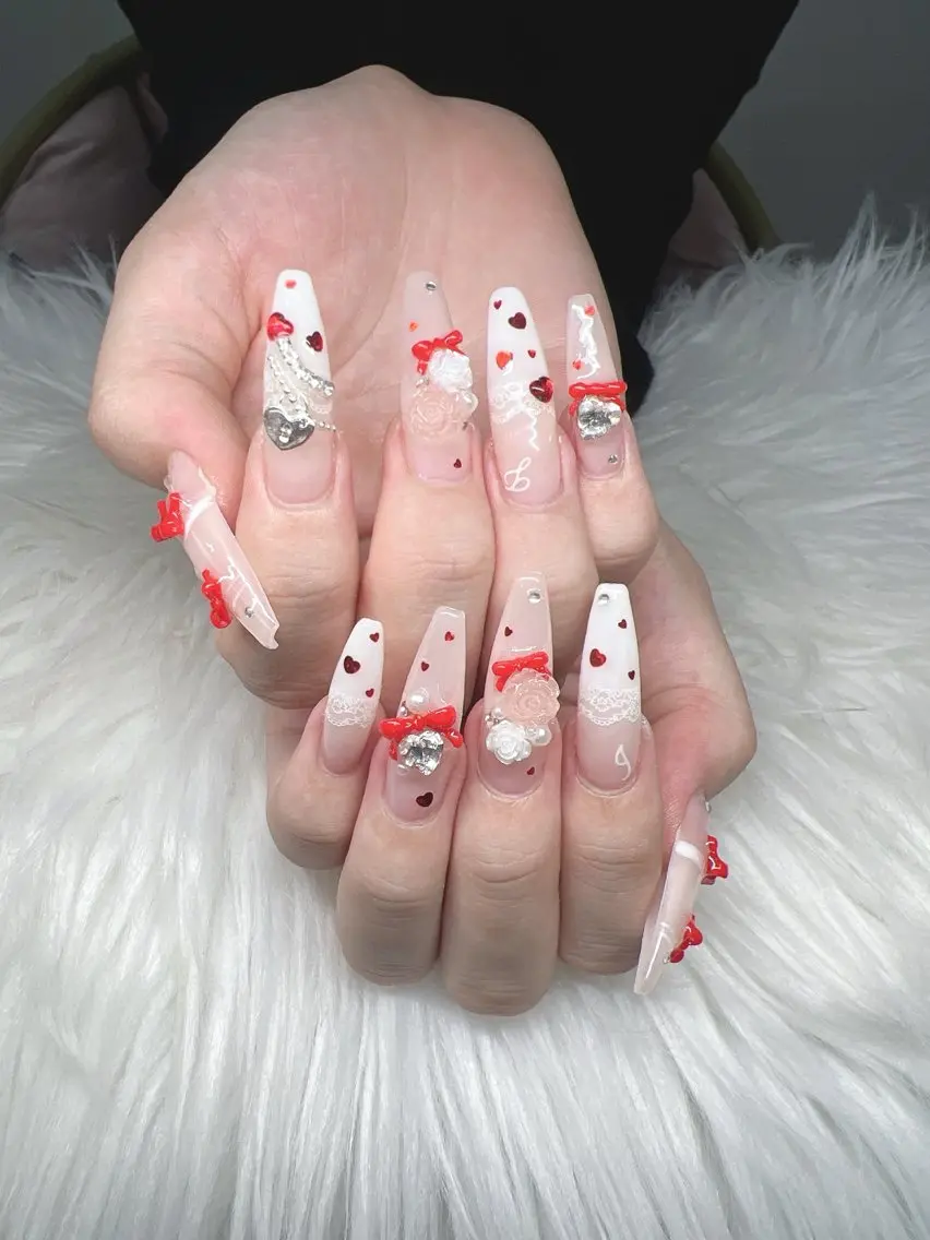 ネイル ハンドネイル Lee Nails チップ長さだし専門店のネイルデザイン