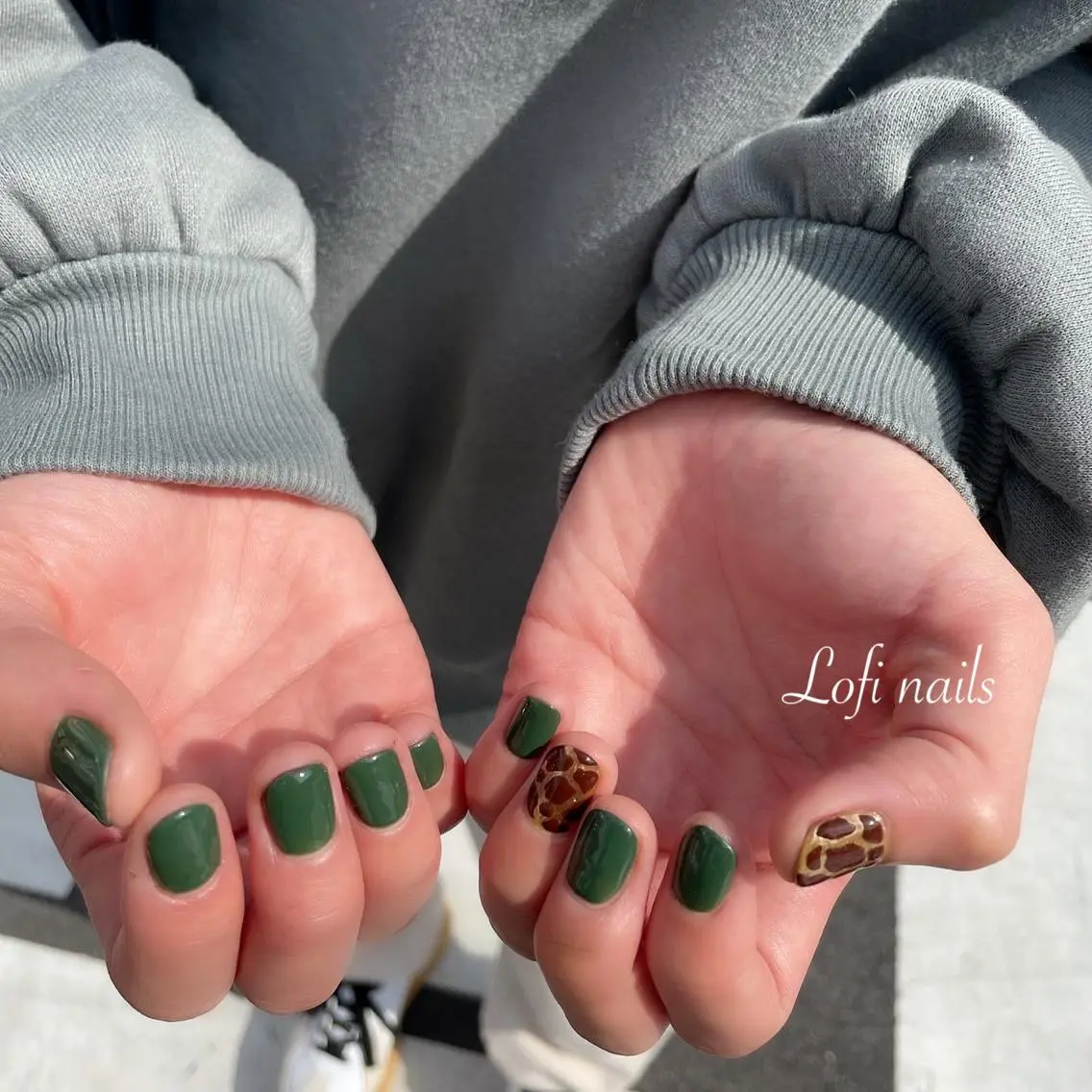 ネイル ミラーネイル Lofi nails ゆきこのネイルデザイン