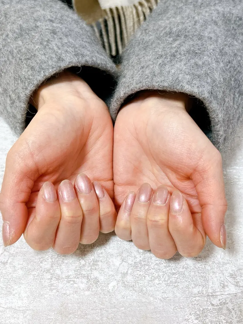 ネイル オーロラネイル フットネイル フレンチネイル ジェルネイル ハート ハンドネイル mogunail &blowのネイルデザイン