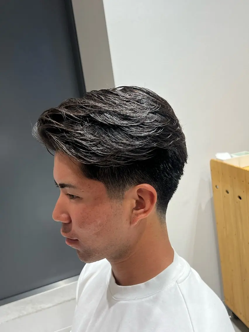 ショート パーマ メンズ メンズパーマ 渡邉 真也のヘアスタイル
