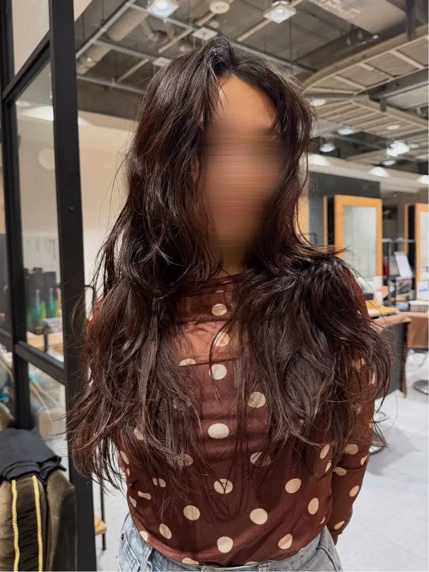 パーマ デジタルパーマ 土居 海緒のヘアスタイル