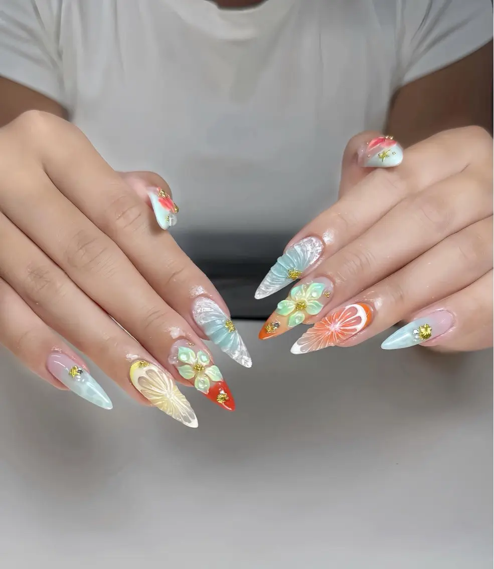 ネイル ハンドネイル ハンドケア Nova Nail Nambaのネイルデザイン