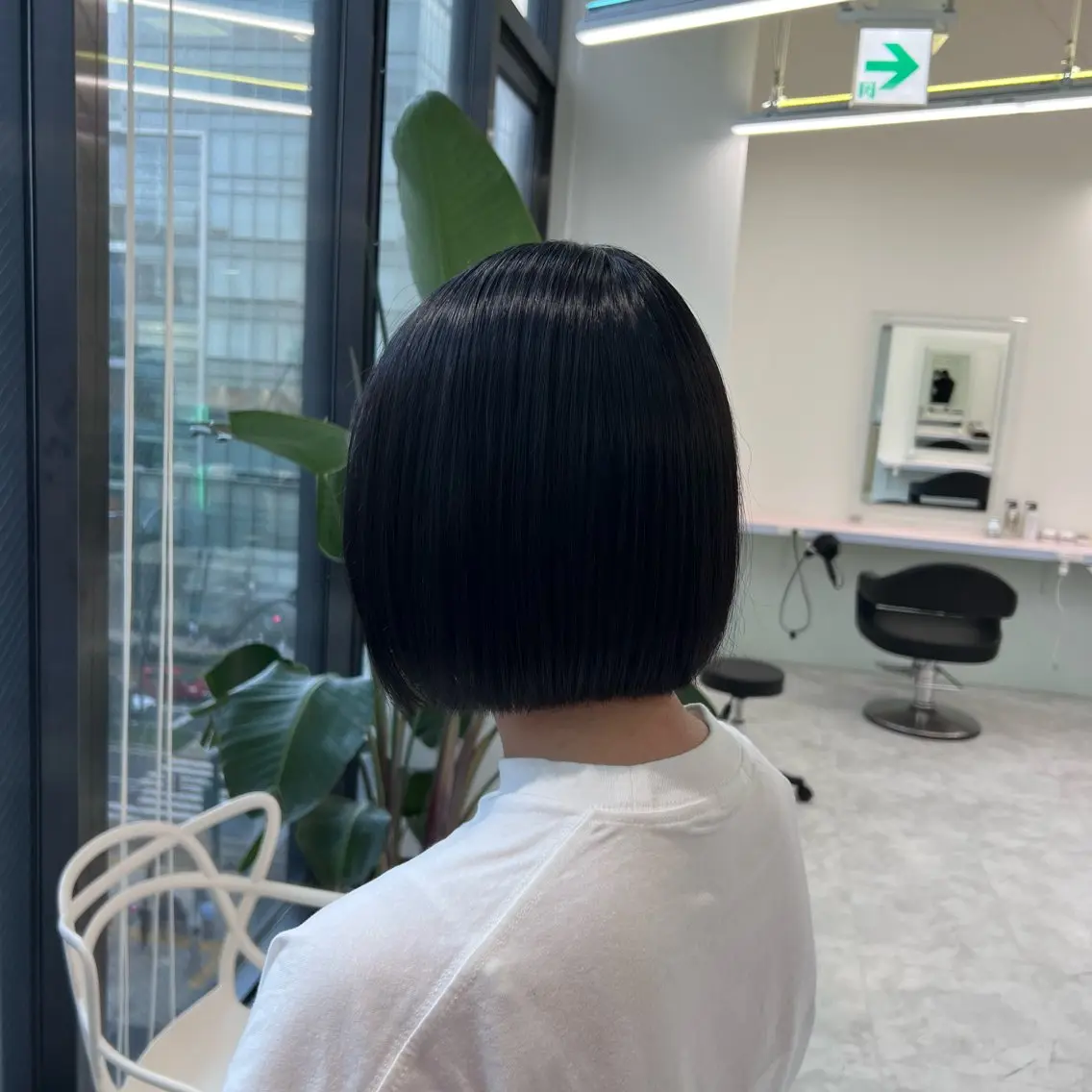 ミディアム ボブ 韓国風ヘア カット ヘアカラー 🫧レイヤーカット ・ハッシュ🫧龍星のヘアスタイル