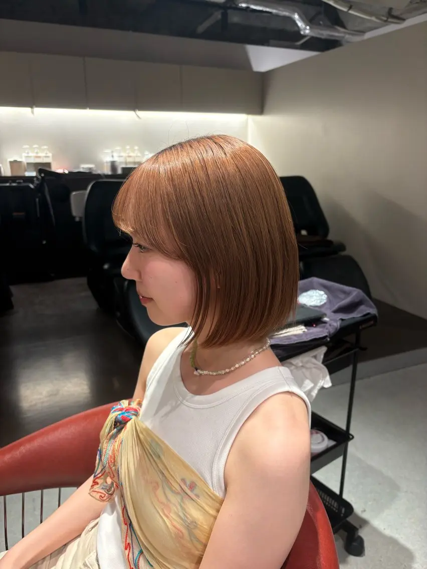 ミディアム 山内 めいのヘアスタイル