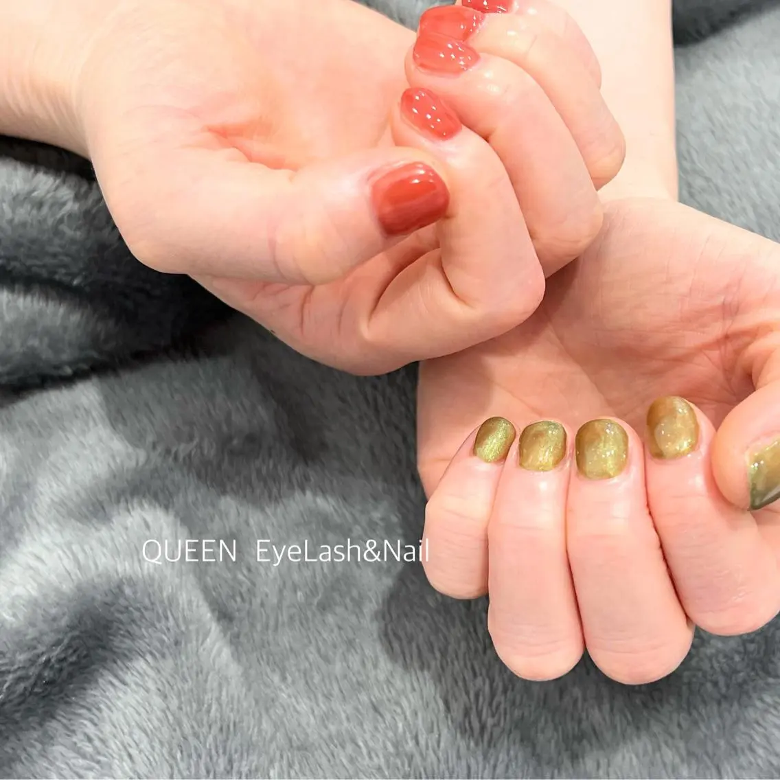 ショート カラー ネイル ハンドネイル Bloom Nailのネイルデザイン