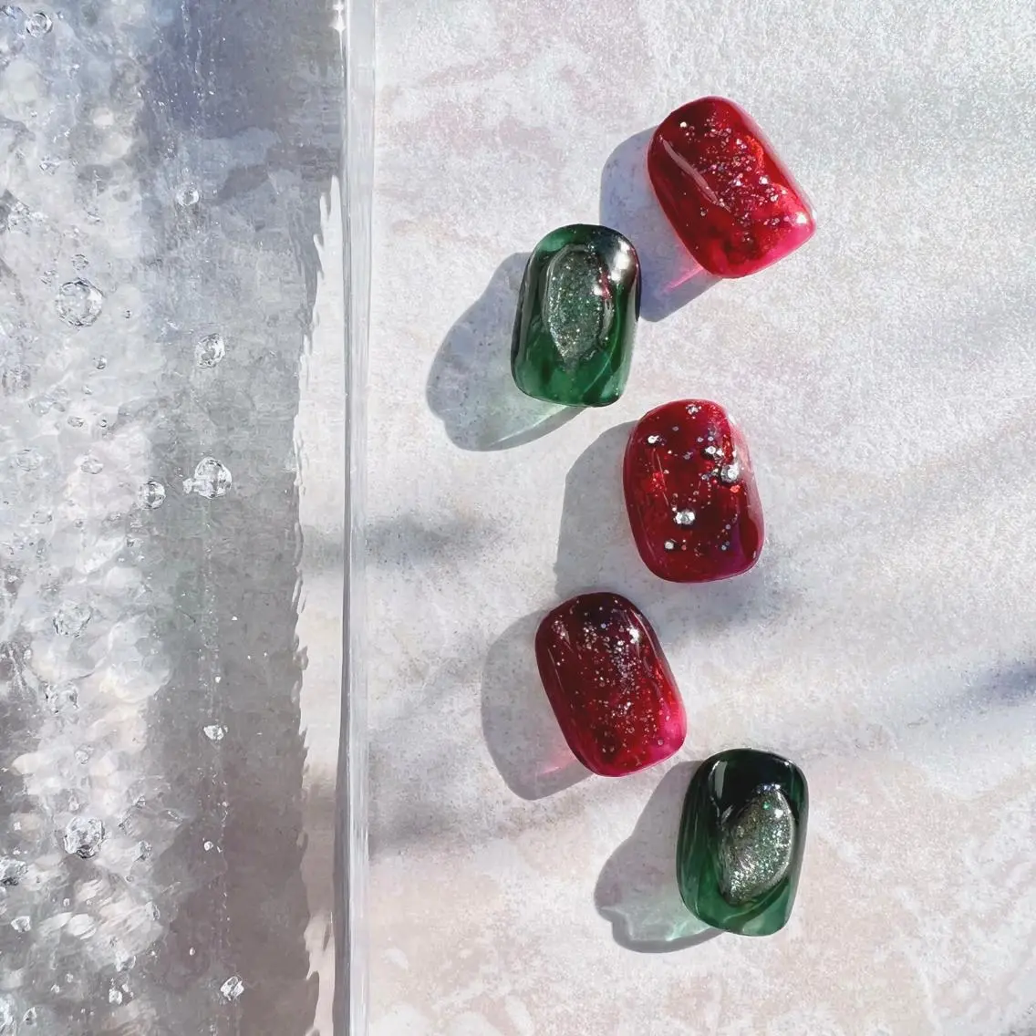 ネイル ニュアンスネイル ショートネイル gemickle nailのネイルデザイン
