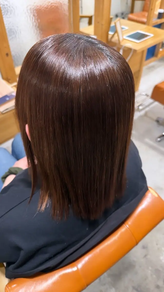縮毛矯正 Gigi Ichiruのヘアスタイル