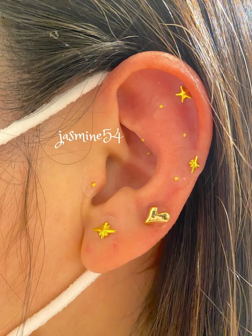 【初回限定】耳ツボjewelry⭐︎✴︎  お試し10個の写真