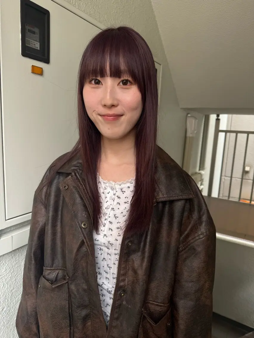 ロング カラー ラベンダーカラー ピンクカラー ピンクラベンダー カット ヘアカラー トリートメント 縮毛矯正/レイヤー /kirara🌼のヘアスタイル