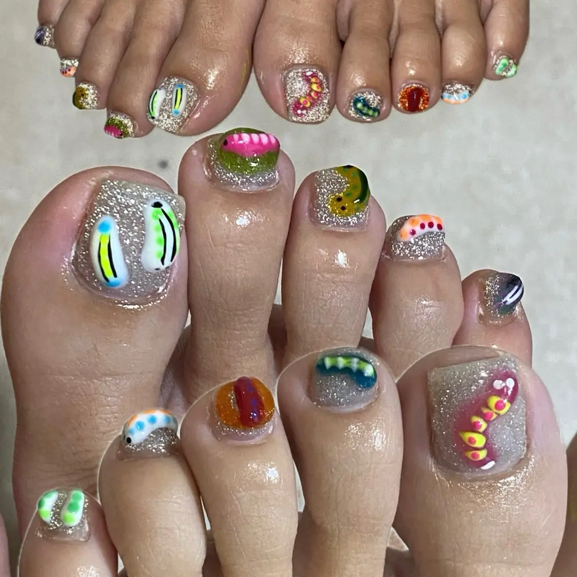 ネイル nano/きもかわ nail🐬🫧のネイルデザイン