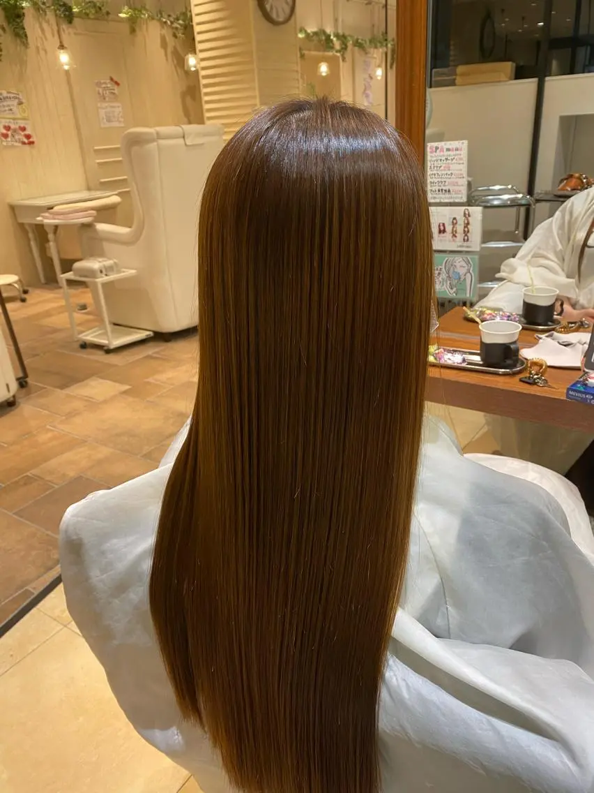 美髪縮毛矯正でサラサラにの写真