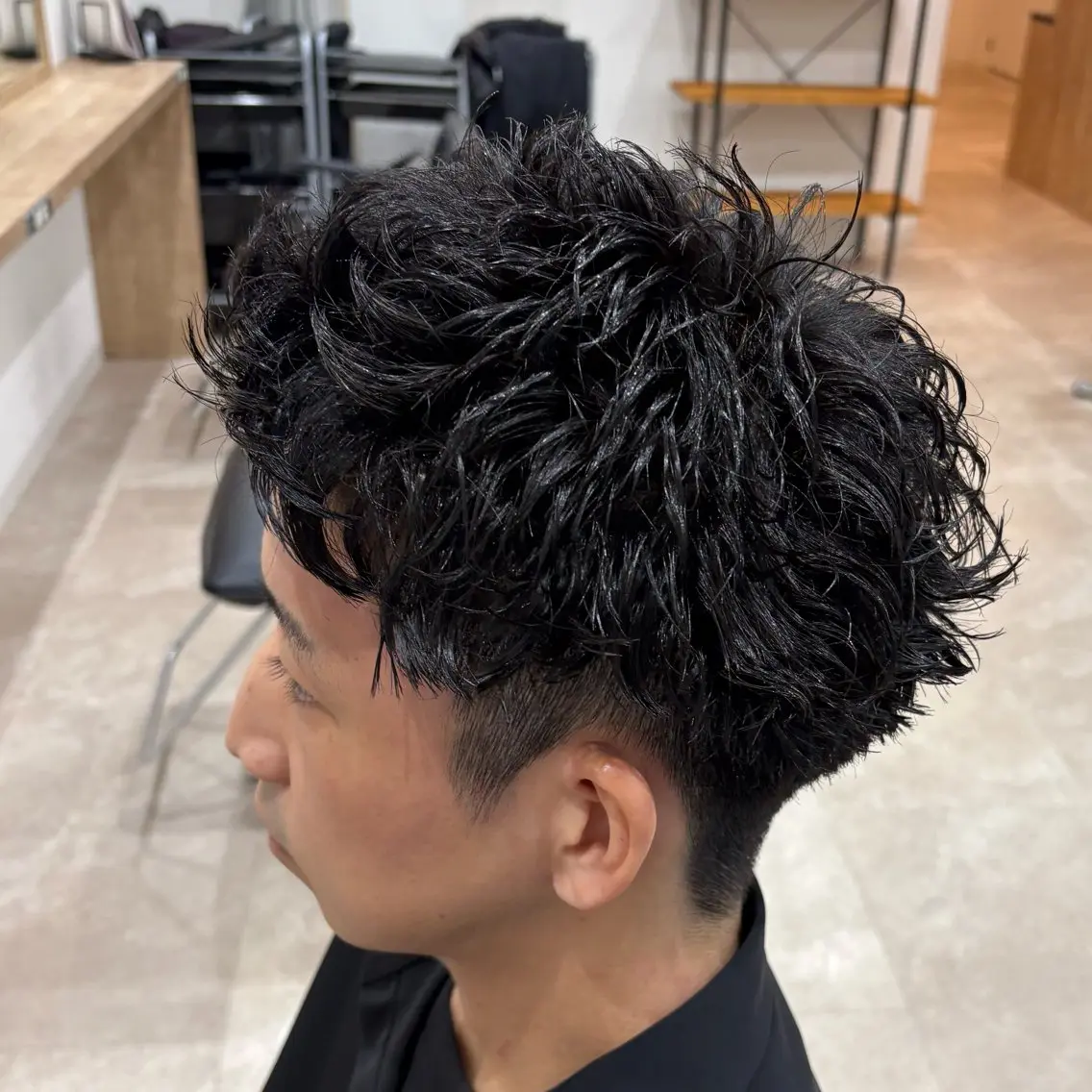ショート パーマ メンズ メンズパーマ ショートヘア カット パーマ 🐦‍🔥フェザーパ ーマ🐦‍🔥きるやのヘアスタイル