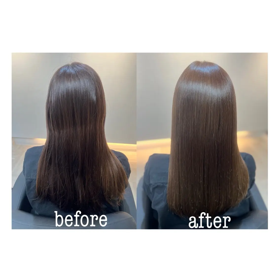 ロング カラー ベージュカラー オリーブベージュ ヘアカラー トリートメント おおもり なつみのヘアスタイル