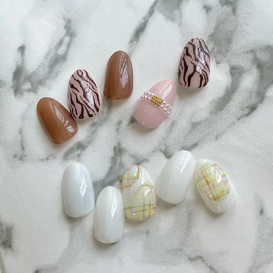 ネイル ハンドネイル Nailsalon BLOOM🌷 山崎のネイルデザイン