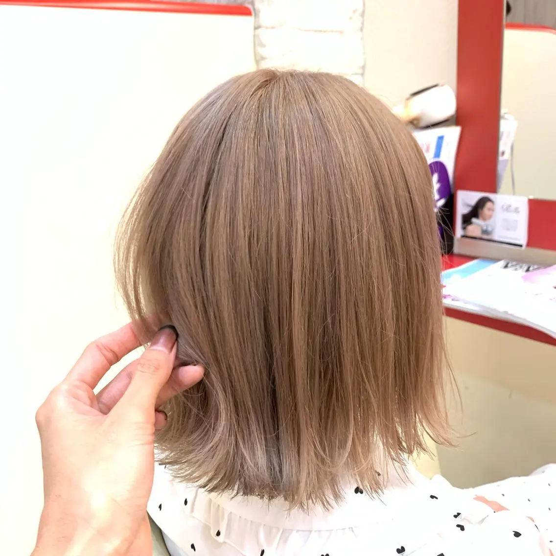 ミディアム カラー 櫻井 なんなのヘアスタイル