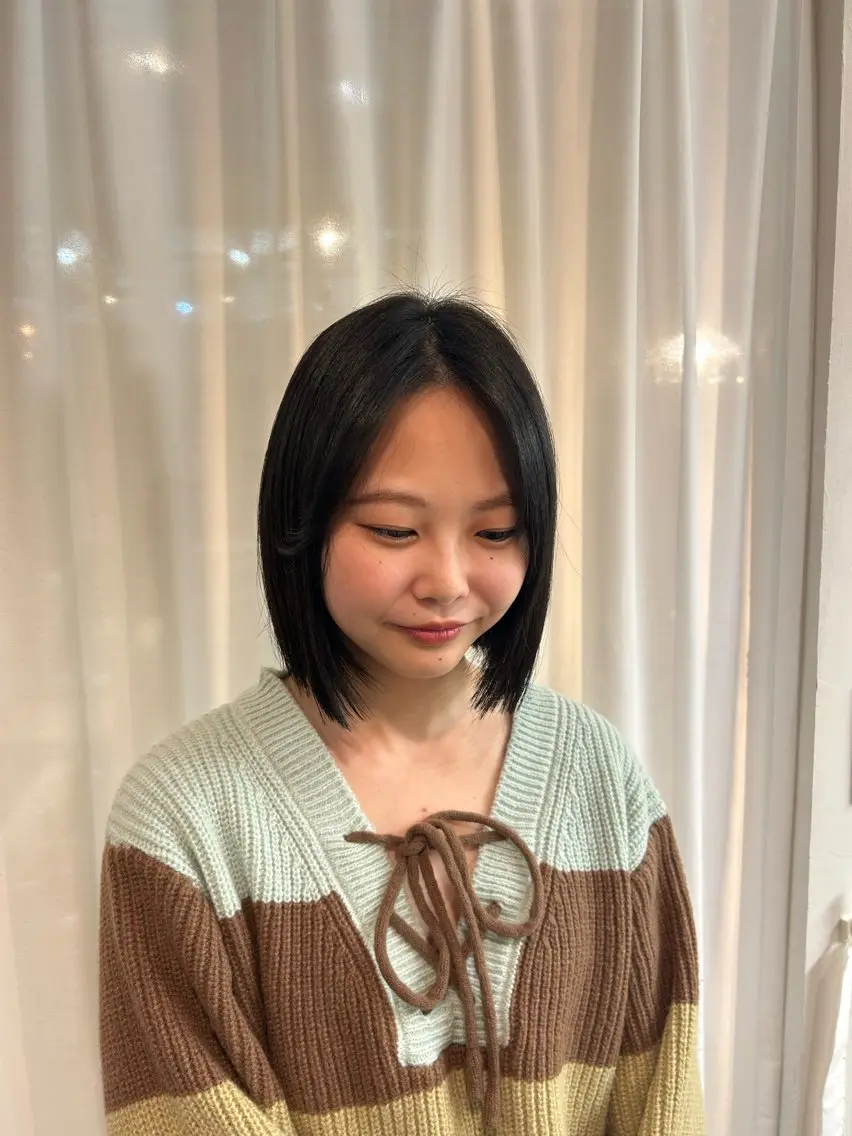 ショート 透明感カラー/顔周り レイヤー🌻まほろのヘアスタイル