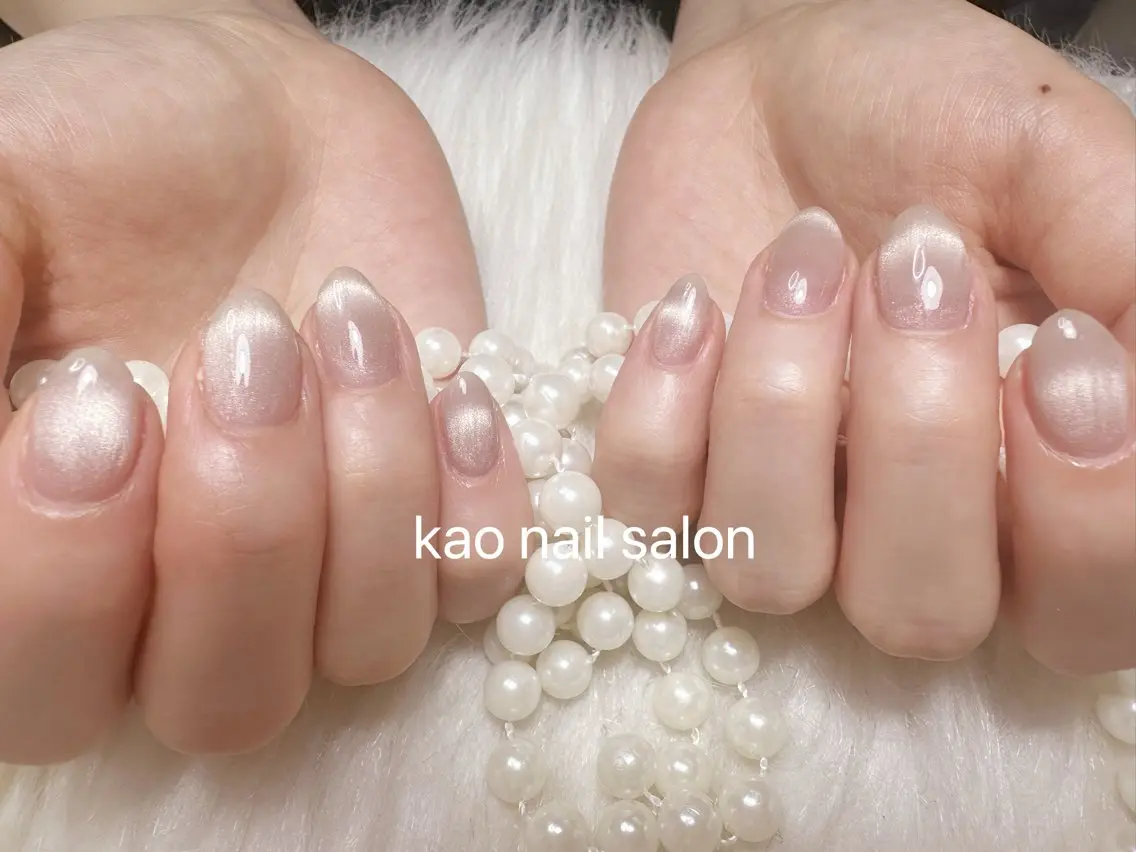ネイル ハンドネイル kao nail マグネット/長さだしのネイルデザイン