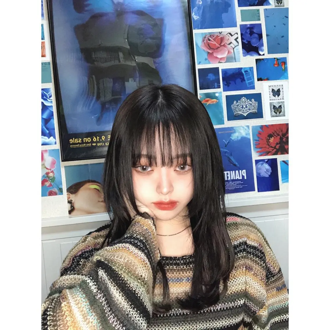 ミディアム カラー 佐藤 純生のヘアスタイル