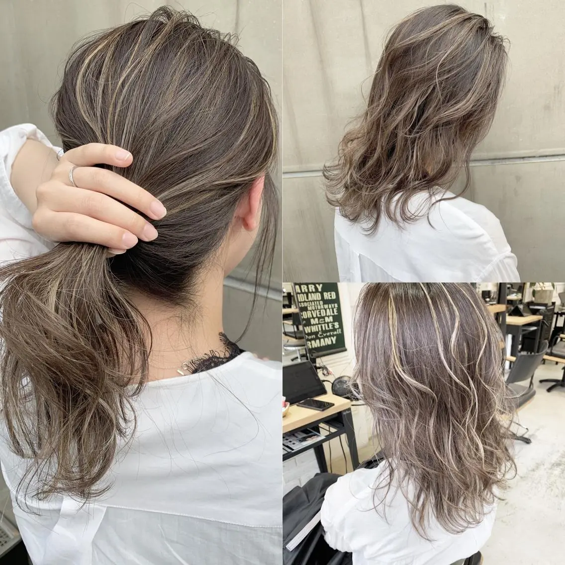 ミディアム カラー 北間 寛哉のヘアスタイル