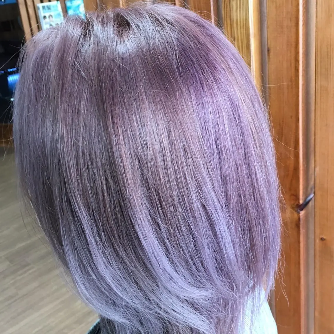 ミディアム カラー カット ヘアカラー 薬師寺 優のヘアスタイル