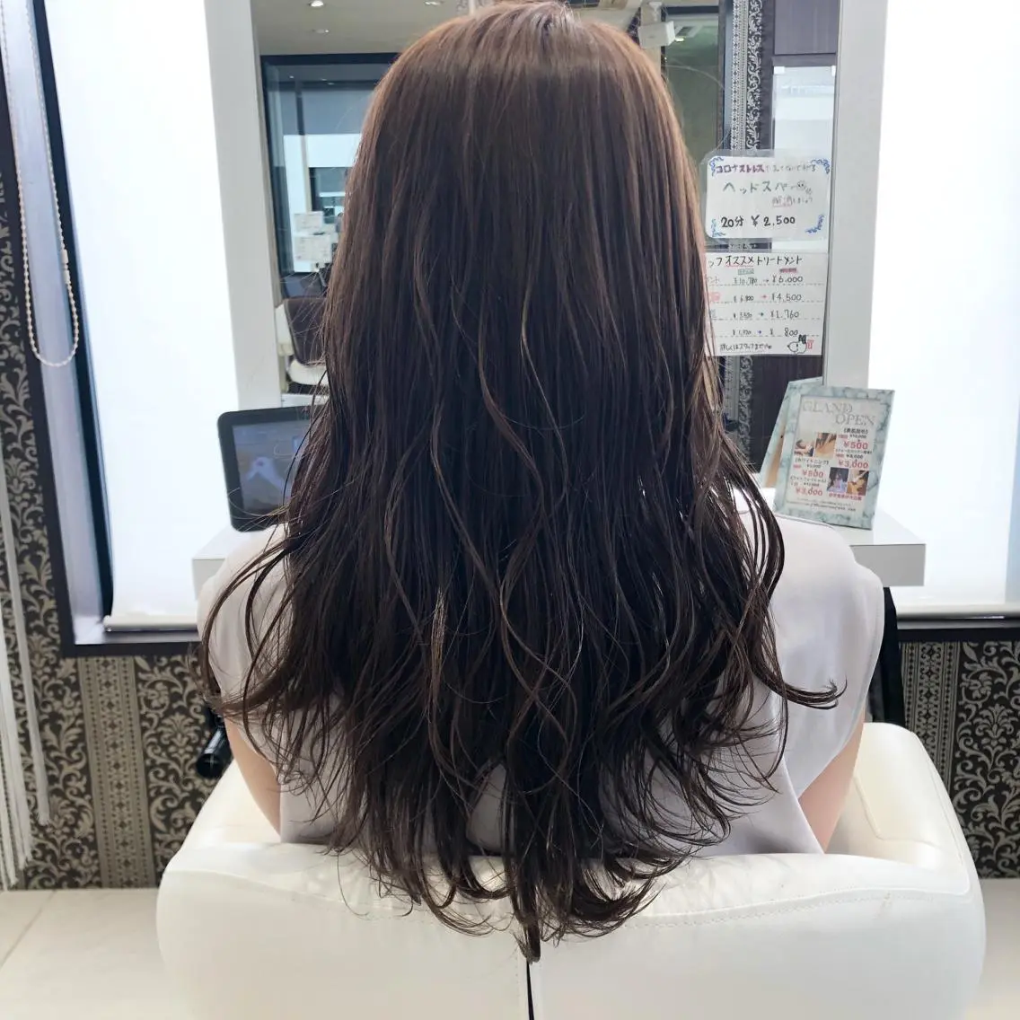 カラー 松永 果菜のヘアスタイル