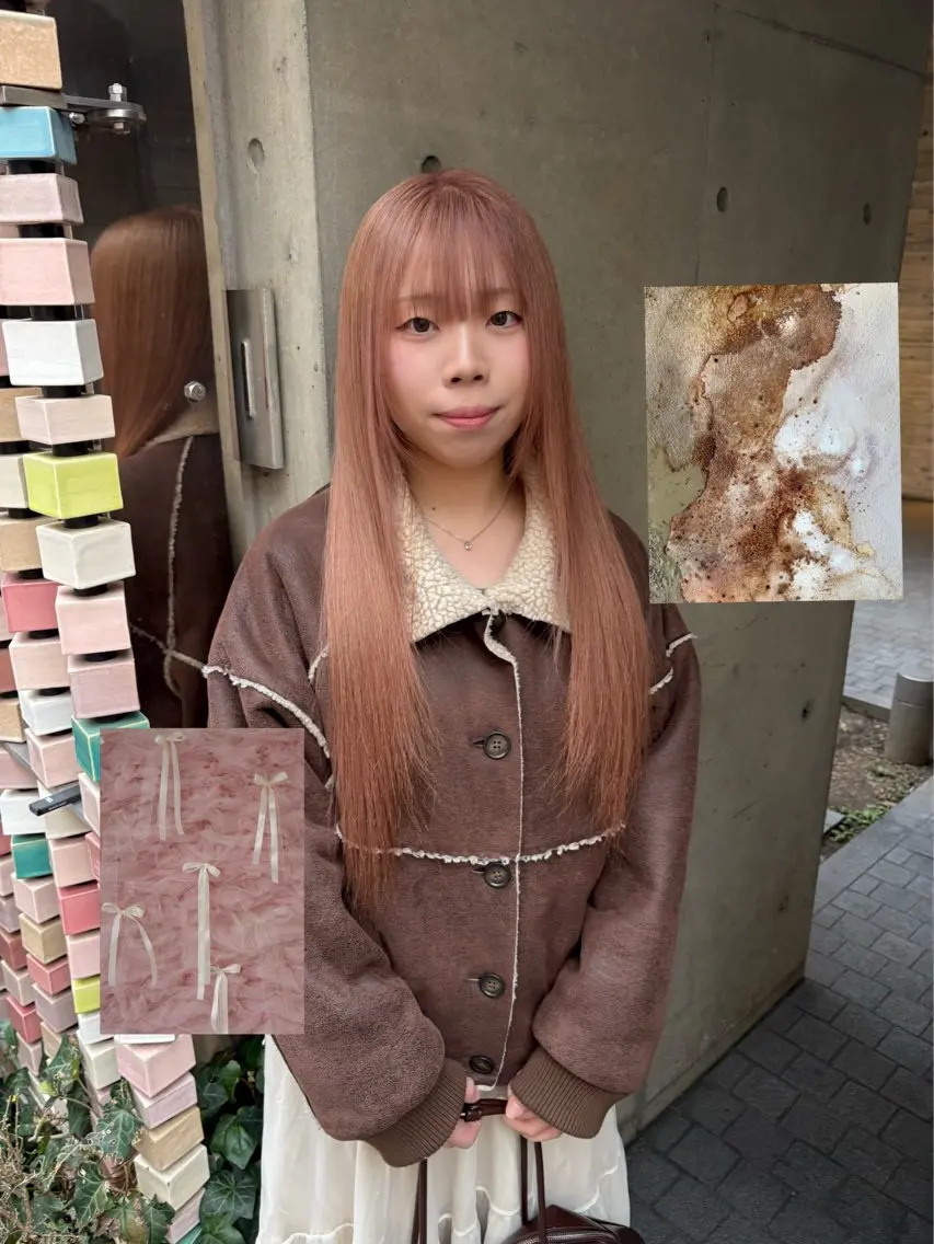 ロング ヘアカラー 透けカラー.艶髪. 梅田♡midoのヘアスタイル