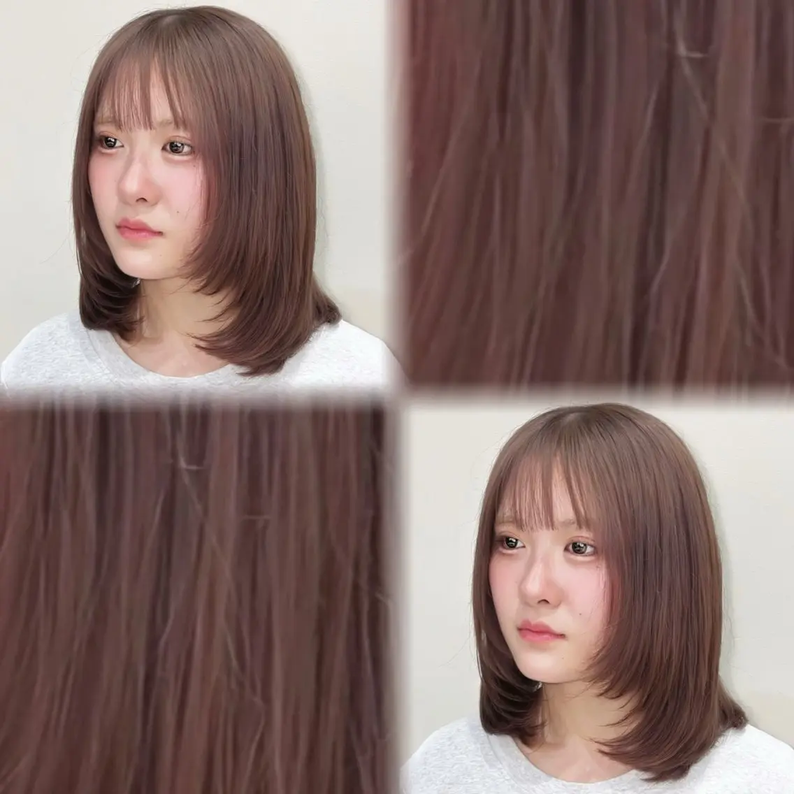 ショート カラー ヘアカラー 透明感カラー×レイヤ ー🧊横田 冴のヘアスタイル