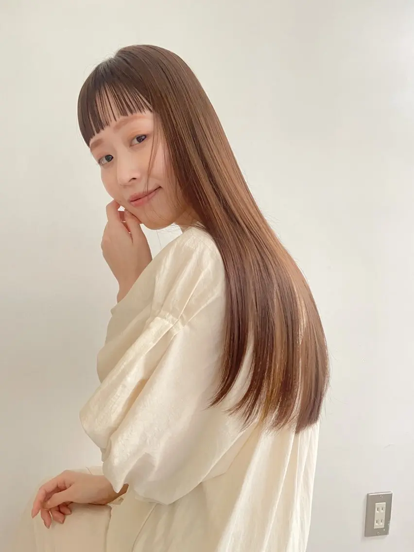 【🧴miu限定メガ盛りクーポン🧴】話題の髪質改善⭐︎酸性ストレート+カット+Aujuaトリートメントの写真