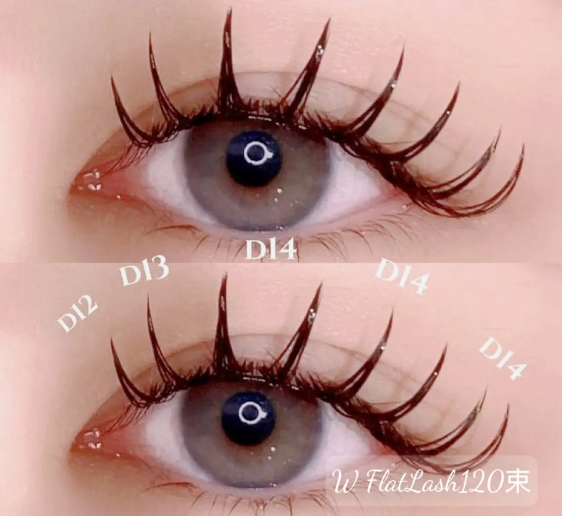 マツエク・マツパ フラットラッシュ 目尻長め マツエク Z·Sunny Eyelashのマツエク・マツパデザイン