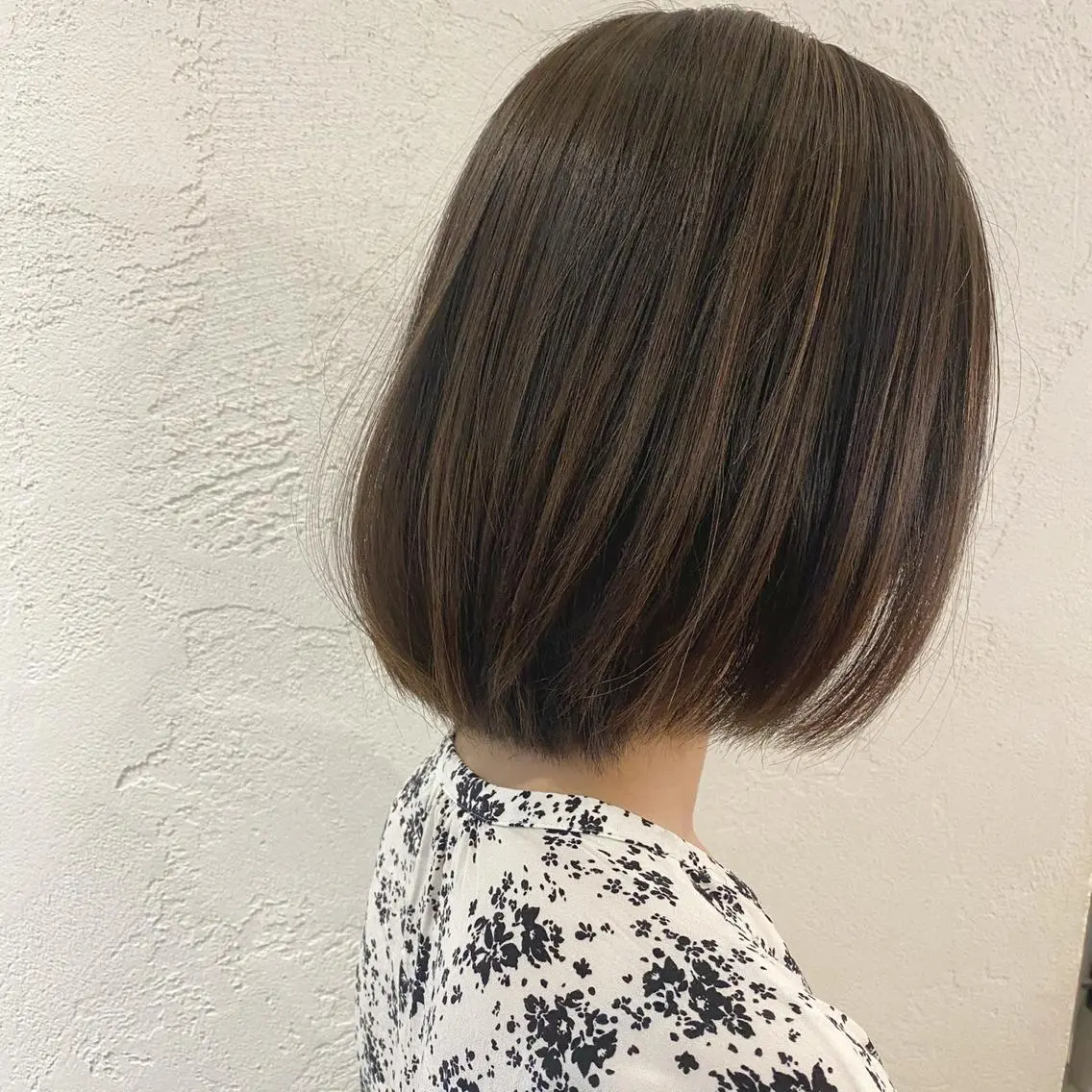 ショート カラー ボブ レイヤーボブ/ボブ 仲川和人のヘアスタイル