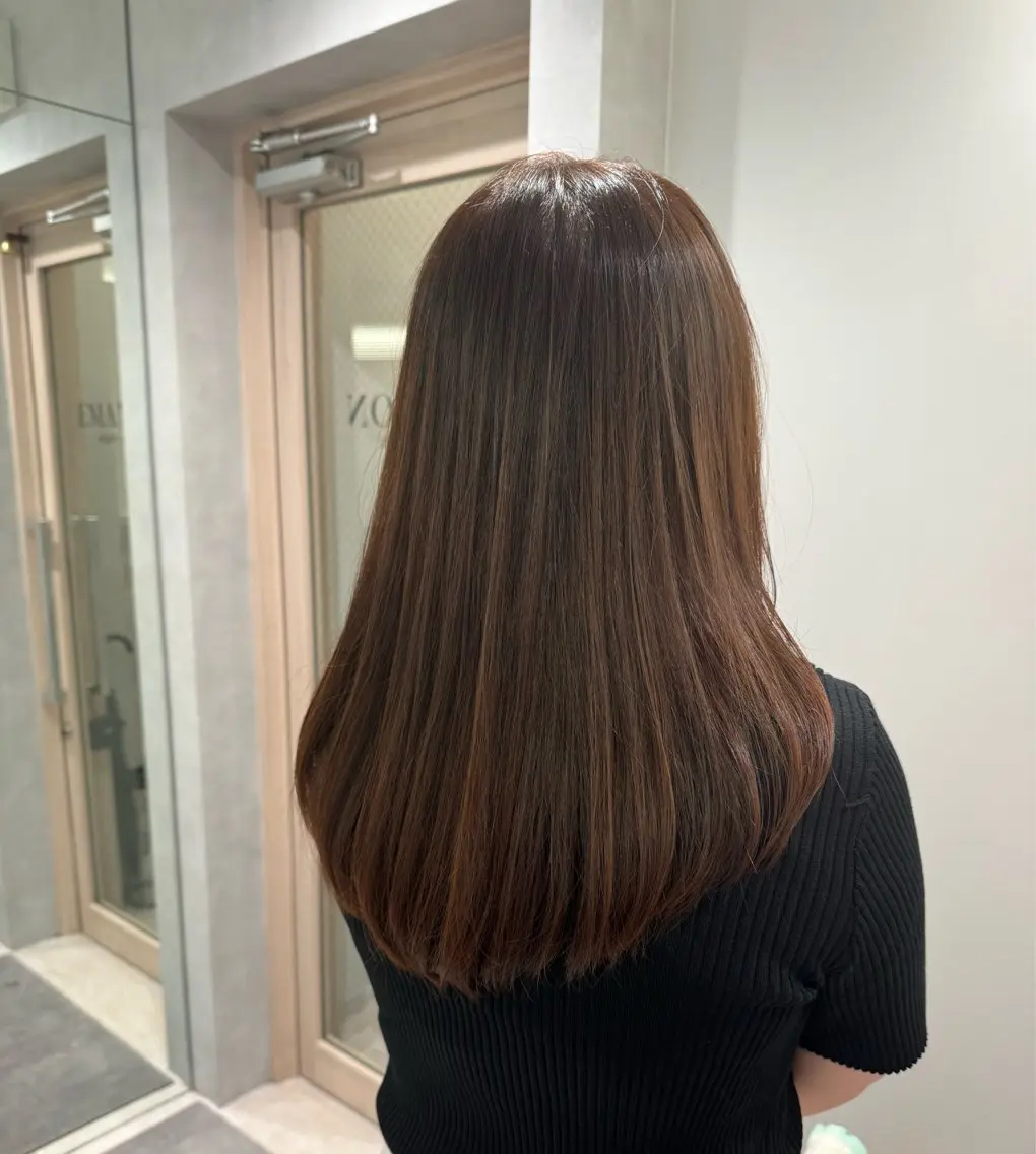 ロング カラー カット ヘアカラー 🌼nonoka🌼 モデル募集中🛵のヘアスタイル