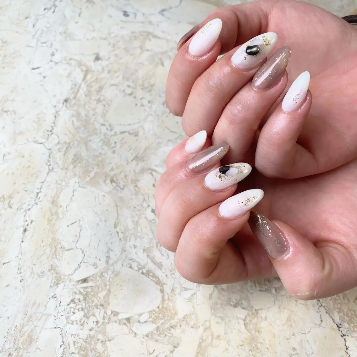 ネイル ニュアンスネイル ハンドネイル フットネイル nail salon mieux(ミュー)のマツエク・マツパデザイン