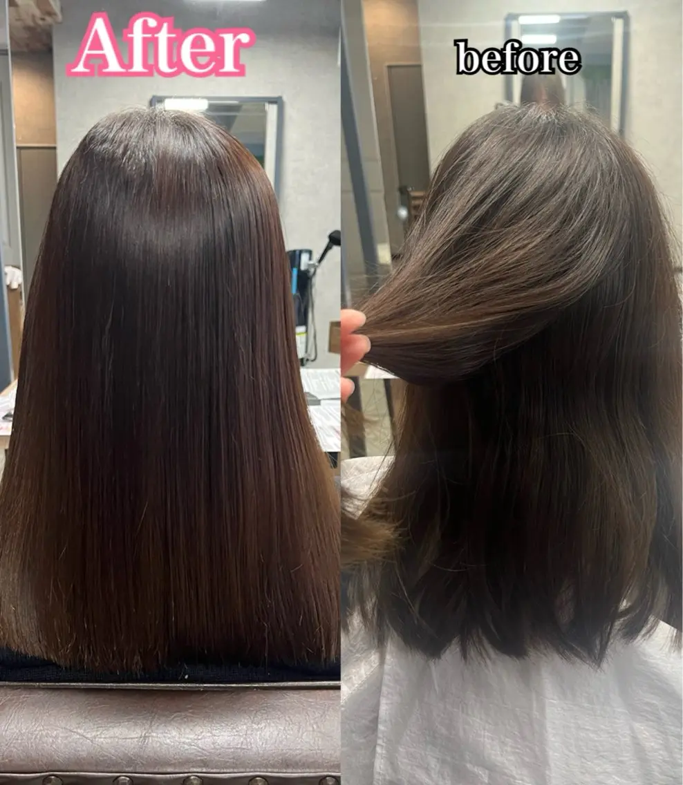 セミロング KAEDE🎀 縮毛矯正＆パーマ特化のヘアスタイル