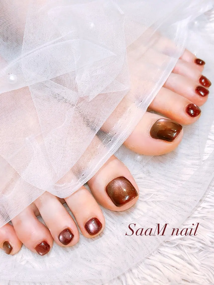 【フット👣】大人気❣️うる艶マグネットワンカラー✨️の写真