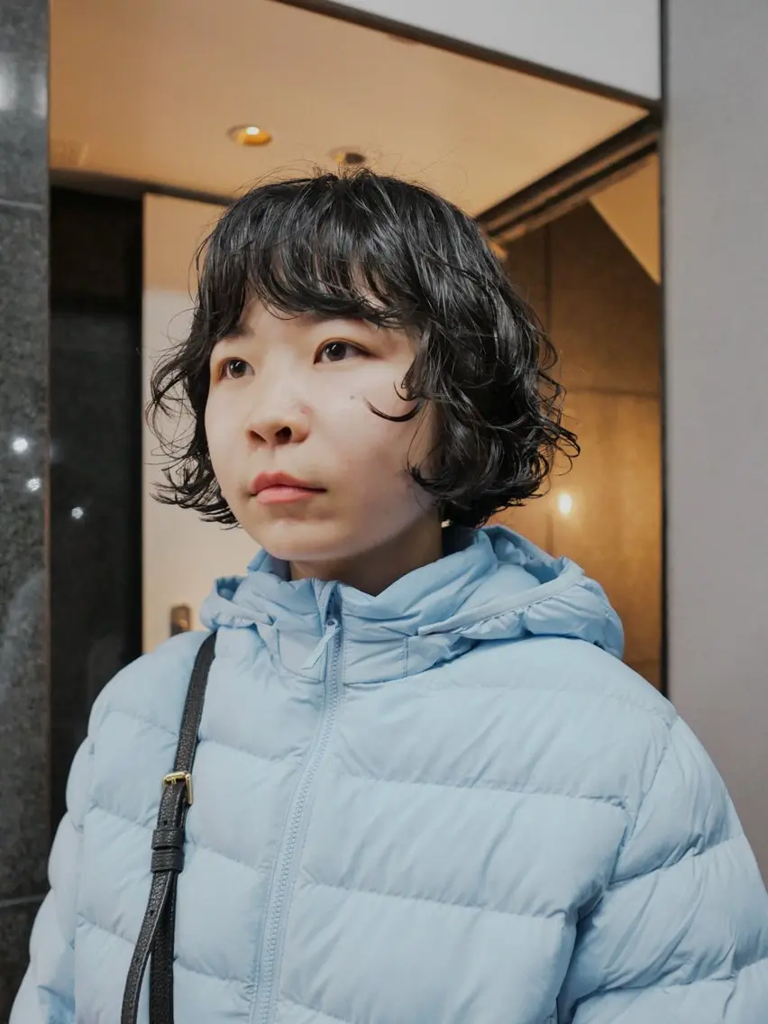 ショート カラー パーマ ボブ トリートメント ニュアンスパーマ カット ヘアカラー パーマ トリートメント 🌿ボブ パーマ高橋啓太🌿のヘアスタイル