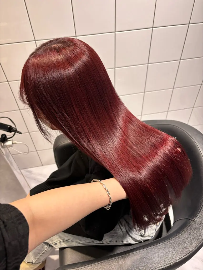 ロング カラー 表参道♡暗髪♡ 艶カラー♡アユミのヘアスタイル