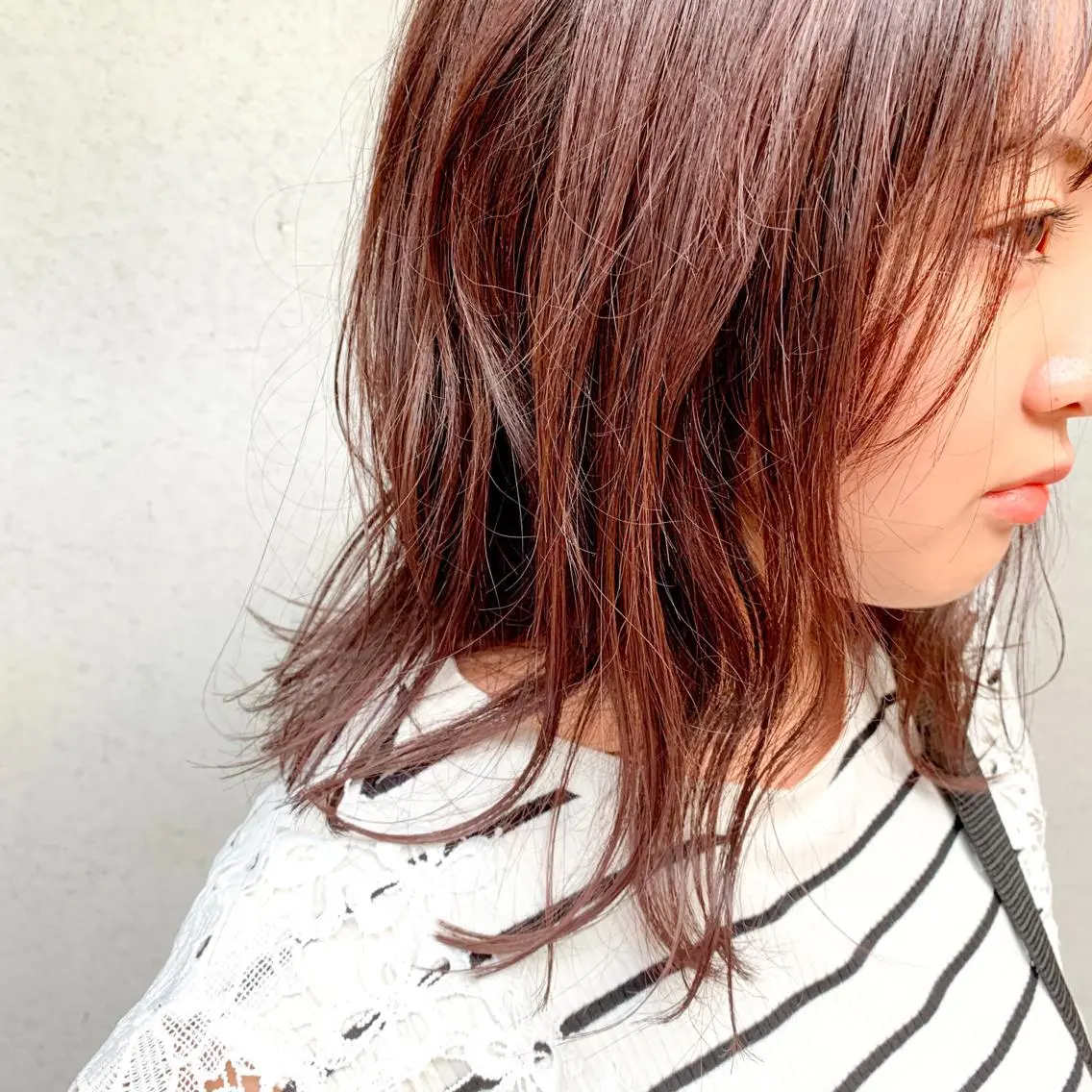 ミディアム カラー ベージュカラー カット パーマ トリートメント ViaLa Hair 🌈すずきたくむ✂︎のヘアスタイル