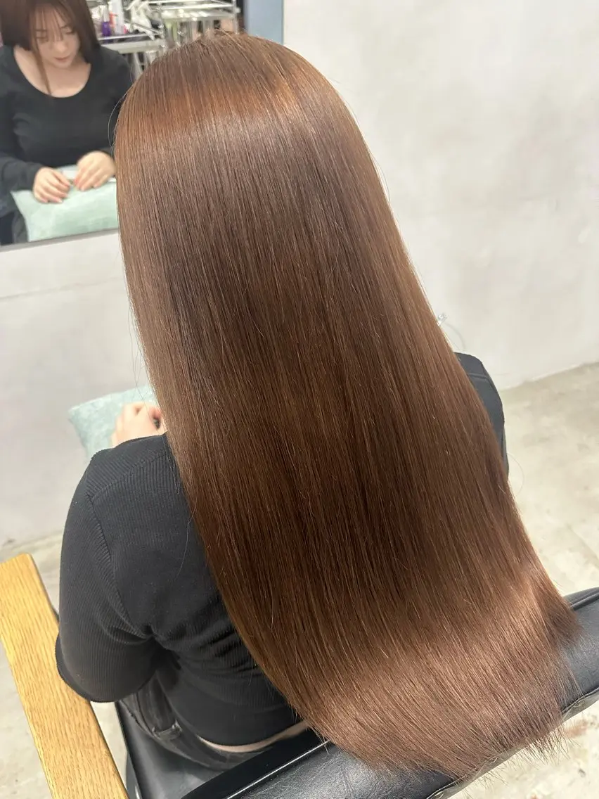 ロング カラー カット ヘアカラー トリートメント レイヤー/ハッシュ 三好悠生のヘアスタイル