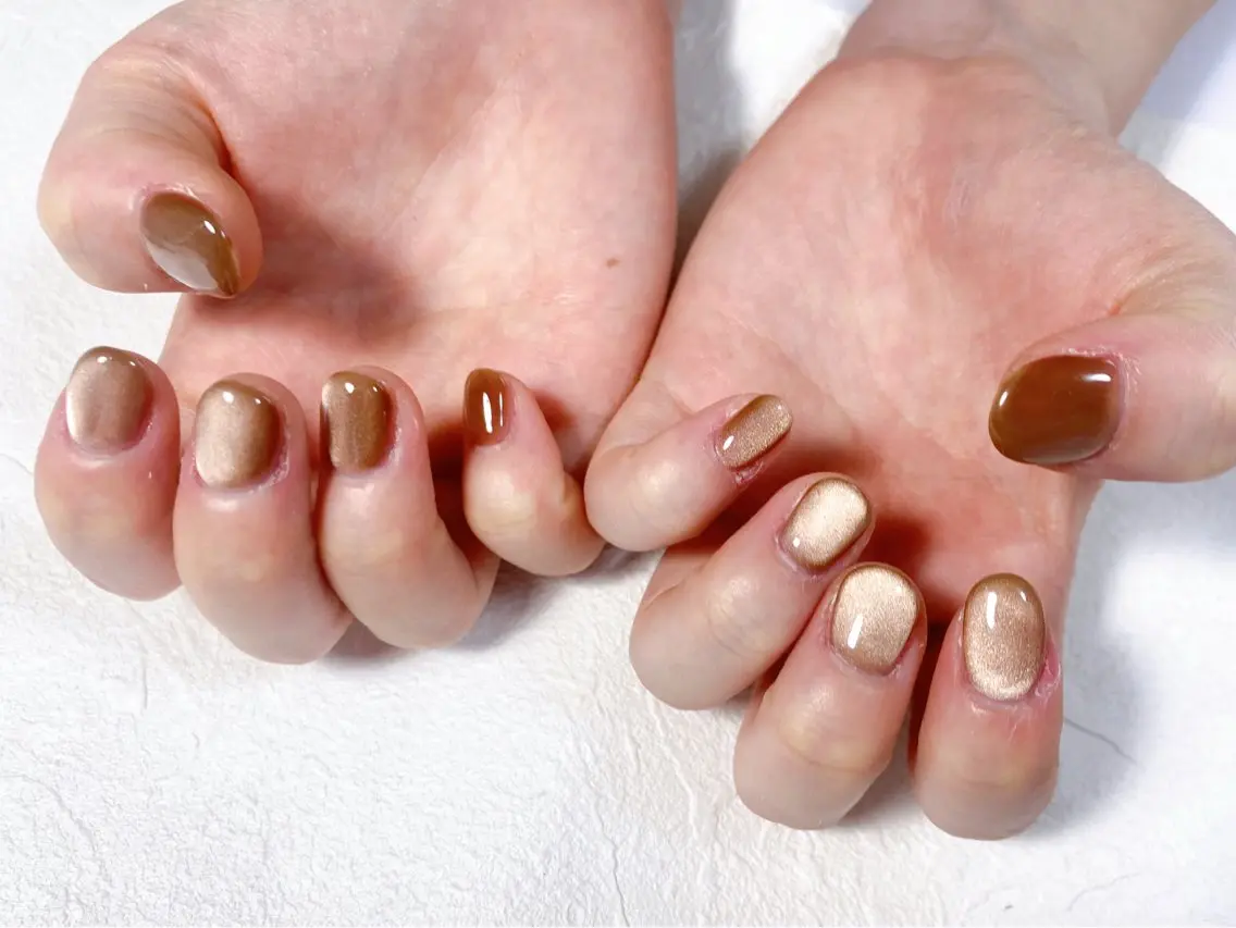 ネイル オーロラネイル フットネイル フレンチネイル ジェルネイル 韓国ネイル ハンドネイル kiki nail たまプラーザのネイルデザイン
