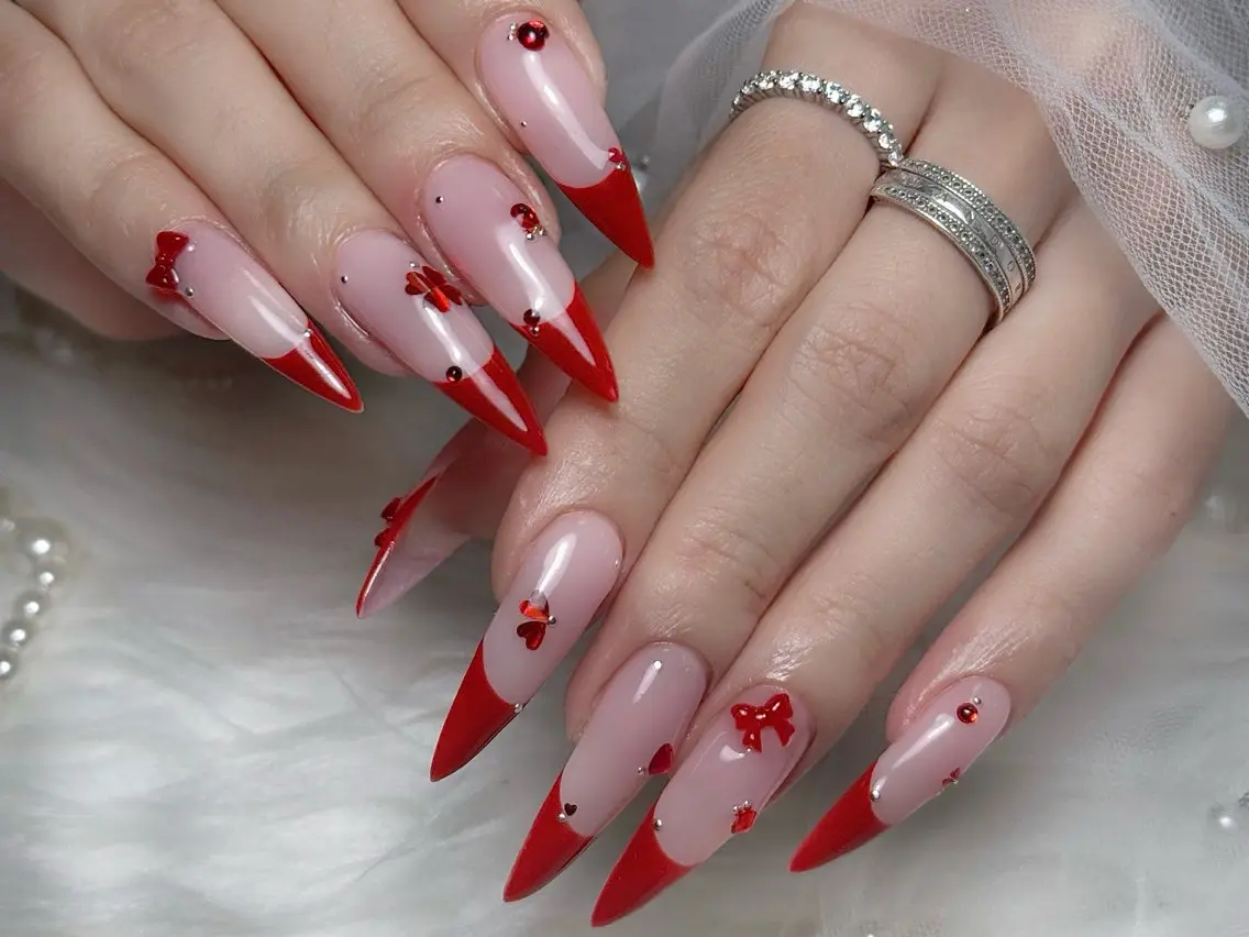ネイル ジェルネイル 韓国ネイル ロングネイル シンプルネイル 夏ネイル NEM nailstudioのネイルデザイン