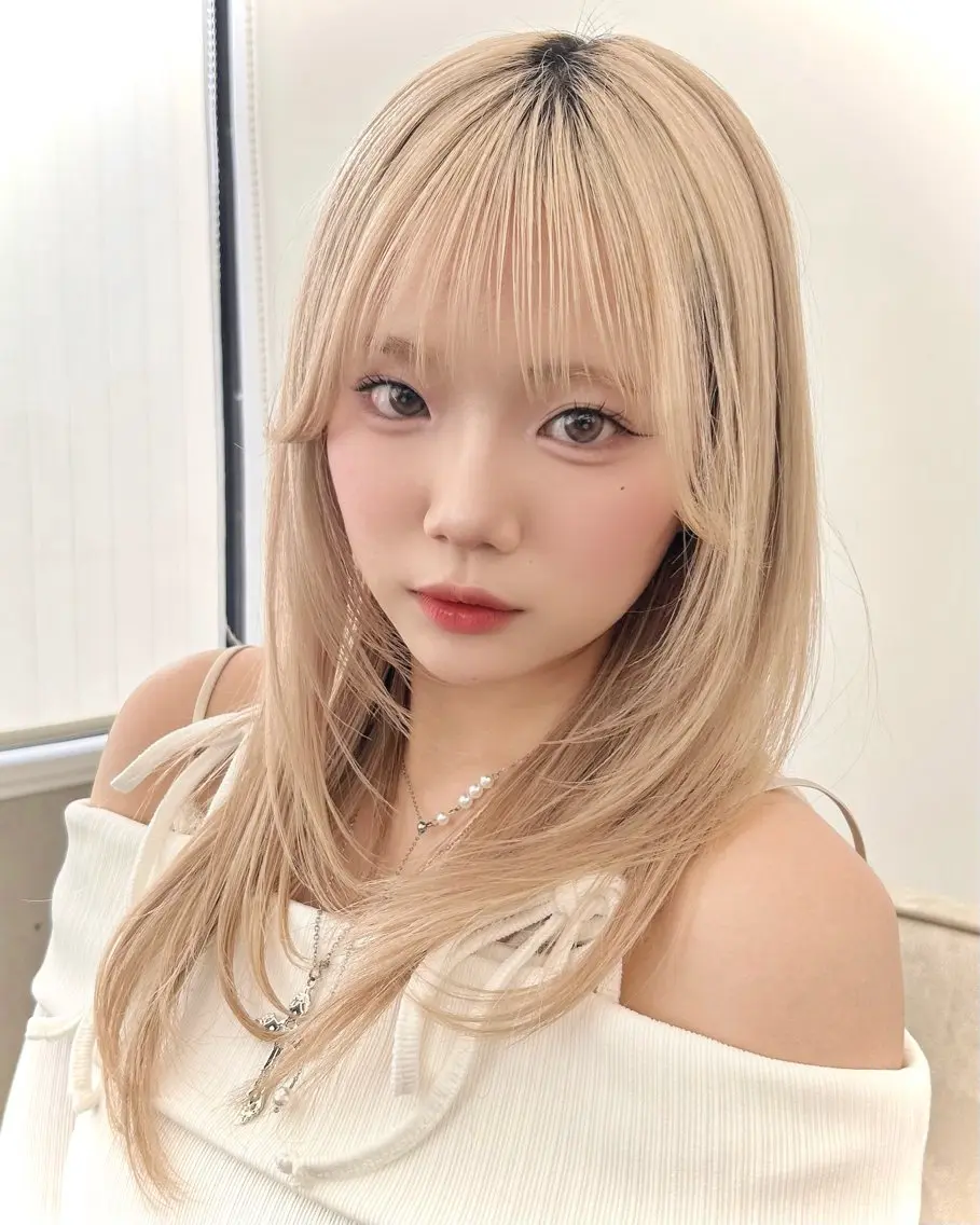 【期間限定】【当日予約OK】ケアブリーチ✖️オンカラー🎀リタッチ、全頭どちらでも可です！！✨の写真