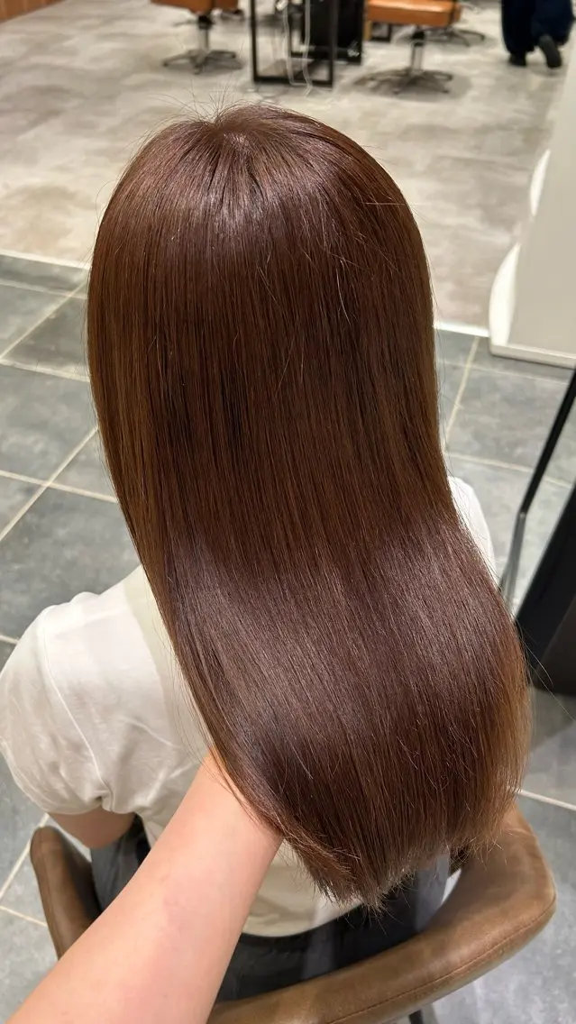 カラー ブラウンカラー ヘアカラー ヘッドスパ 海琴/透明感カラー 可愛いを仕込む🩰‎のヘアスタイル