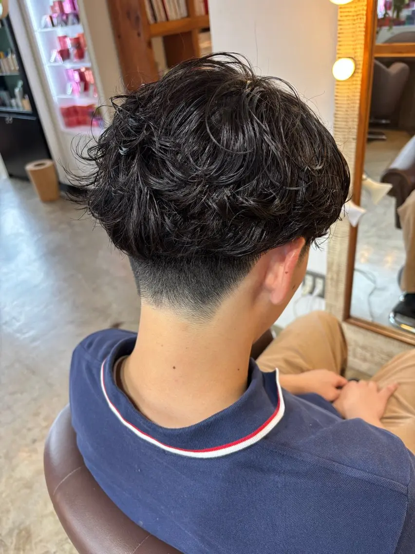 パーマ メンズ カット パーマ 🌀メンズパーマ🌀 平川海夢のヘアスタイル